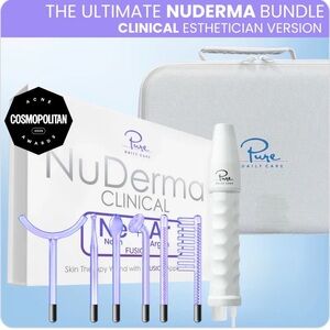 Pure Daily Care NuDerma Clinical Skincare Set - White and Purple FREE CASE